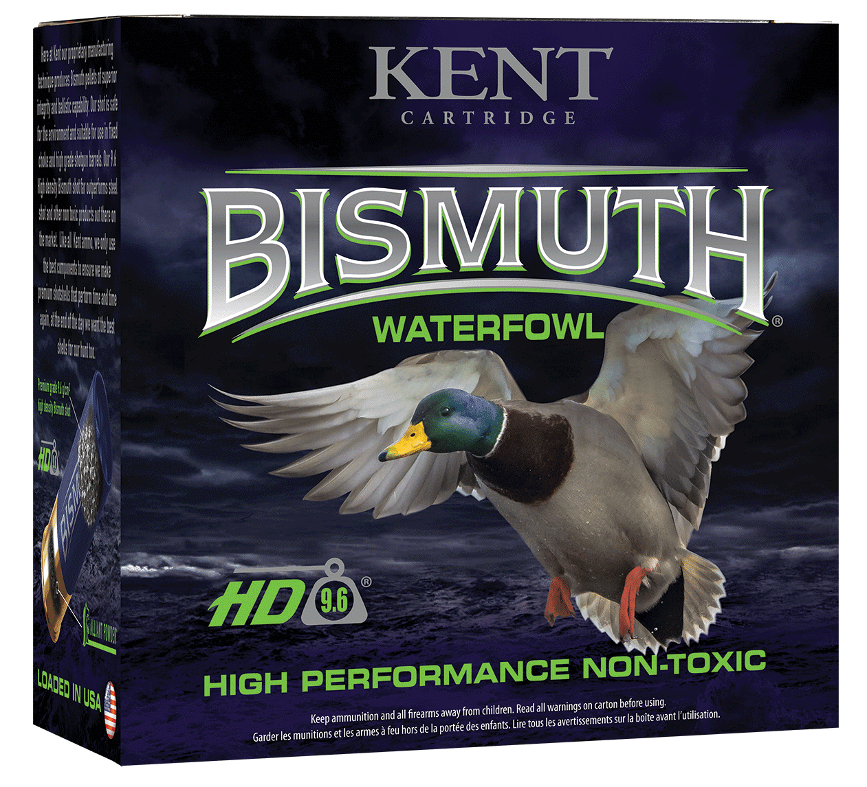 Kent Bismuth High-Performance Waterfowl Load 12 ga. 2.75 in. 1 1/4 oz. 4 Shot 25 rd.