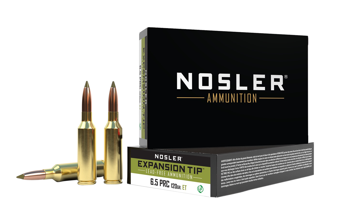 Nosler Expansion Tip 6.5 PRC Polymer Tip 120 Grain 20 Rounds