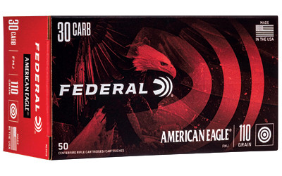 Federal American Eagle 30 Carbine Full Metal Jacket 110 Grain 20 Rounds