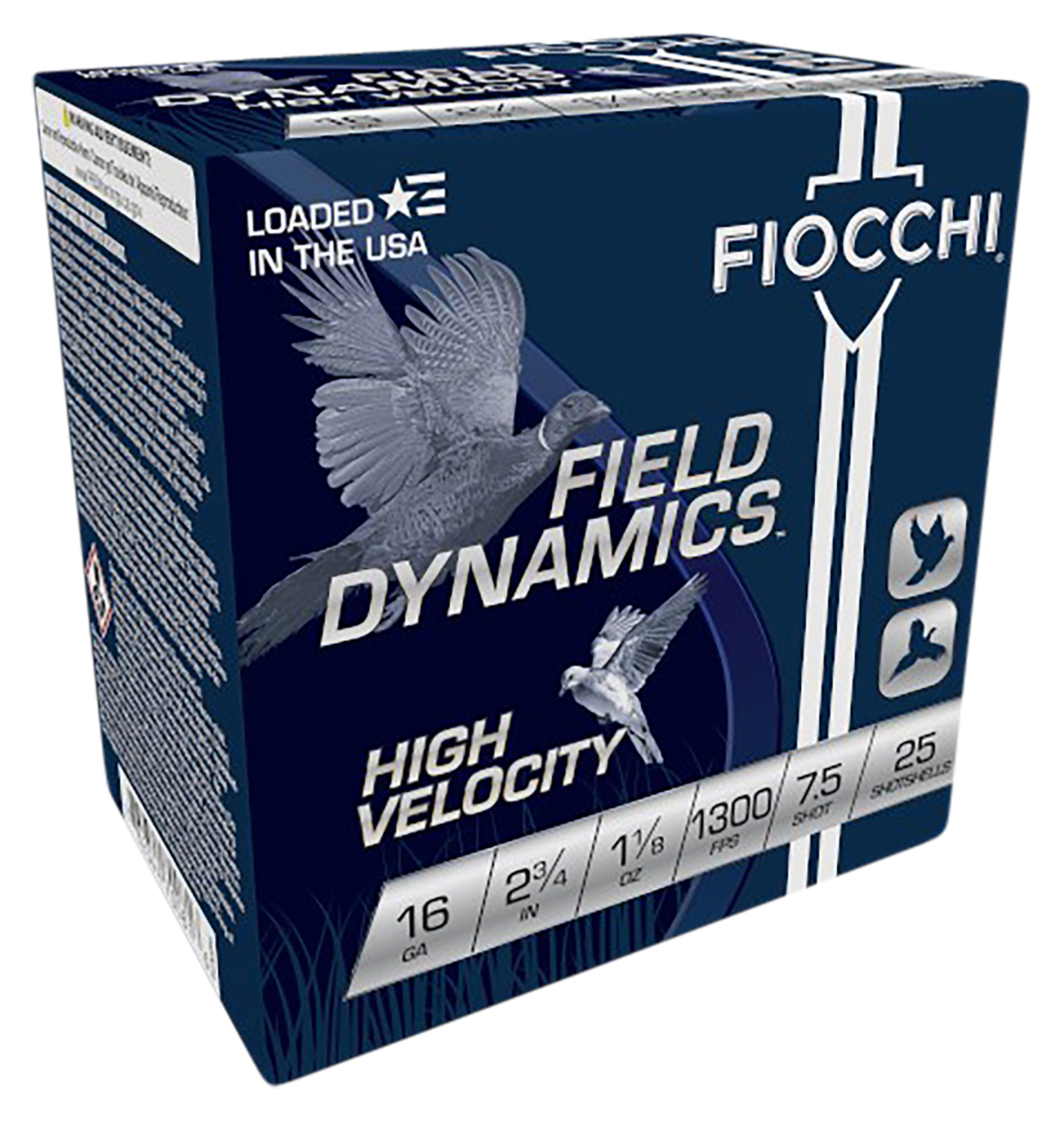 Fiocchi, High Velocity Hunting Loads, 16 Gauge, Shot, 1-1/8 oz, 25 Rounds