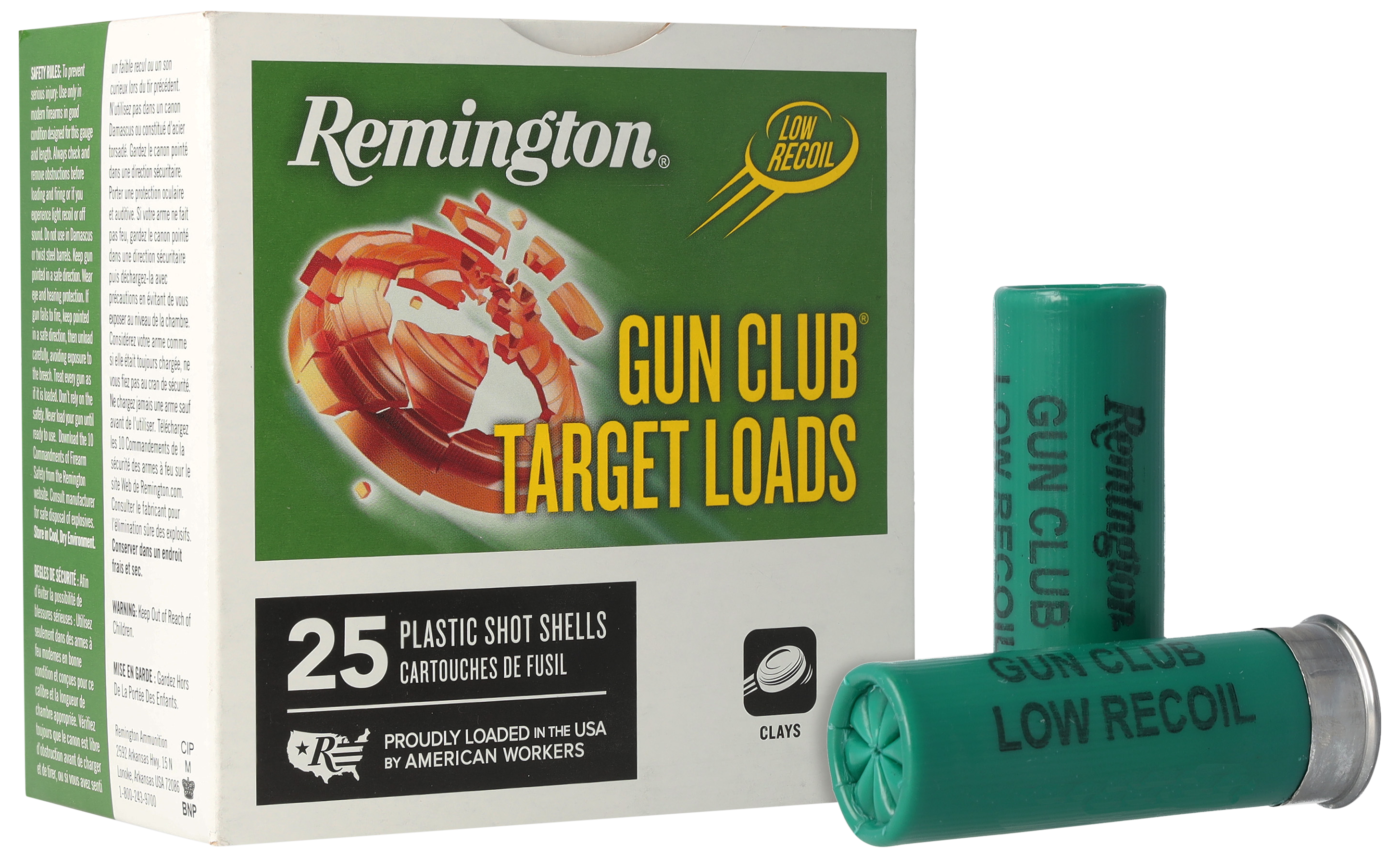 Remington Gun Club 12 Gauge 8 Shot 1 1/8 Ounce 25 Rounds