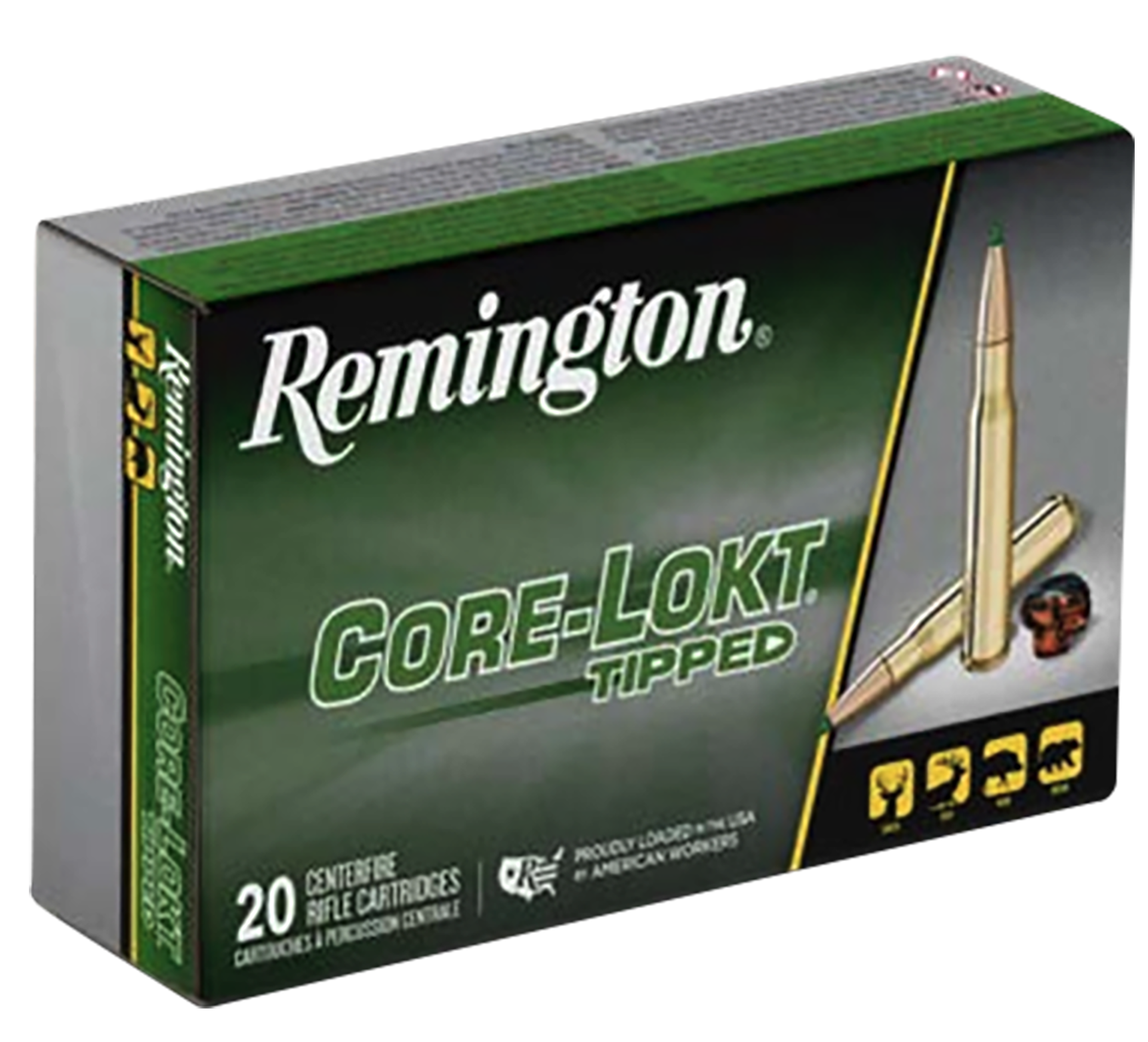 Remington Core Lokt Tipped 7mm-08 Remington Polymer Tip 140 Grain 20 Rounds