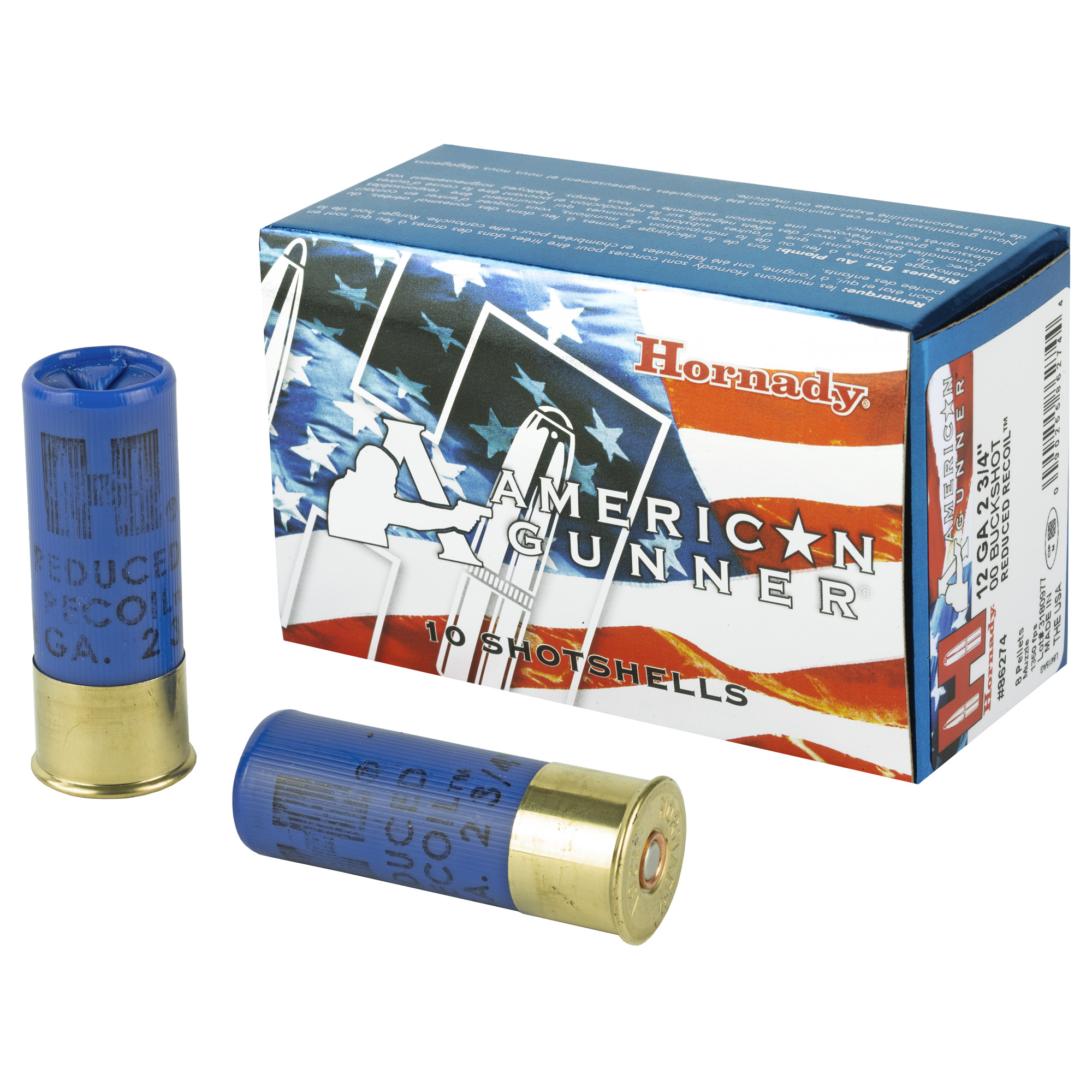 Hornady American Gunner 12 Gauge Buckshot 1 oz 10 Rounds