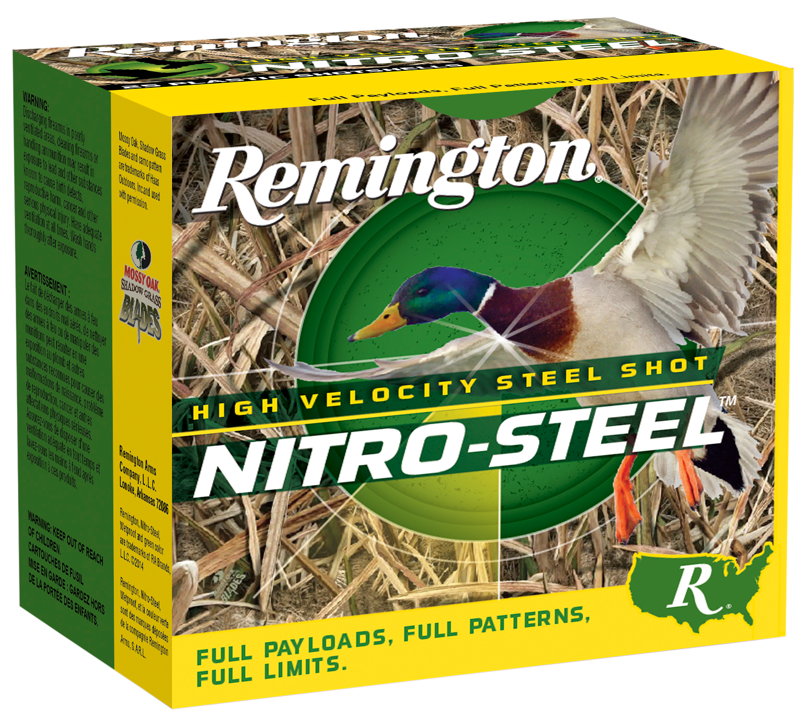 Remington 20658 12 Gauge High Velocity Steel Shot 1 1/4 Ounce 25 Rounds