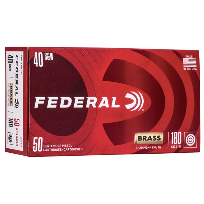 Federal Champion 40 S&W FMJ 180 Grain 50 Rounds