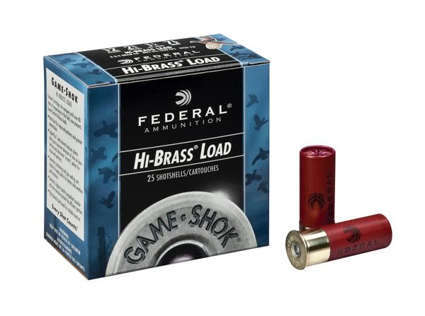 Federal Game-shok Hi-brass 12 Gauge 1 1/4 Ounce #5 Shot 25 Rounds