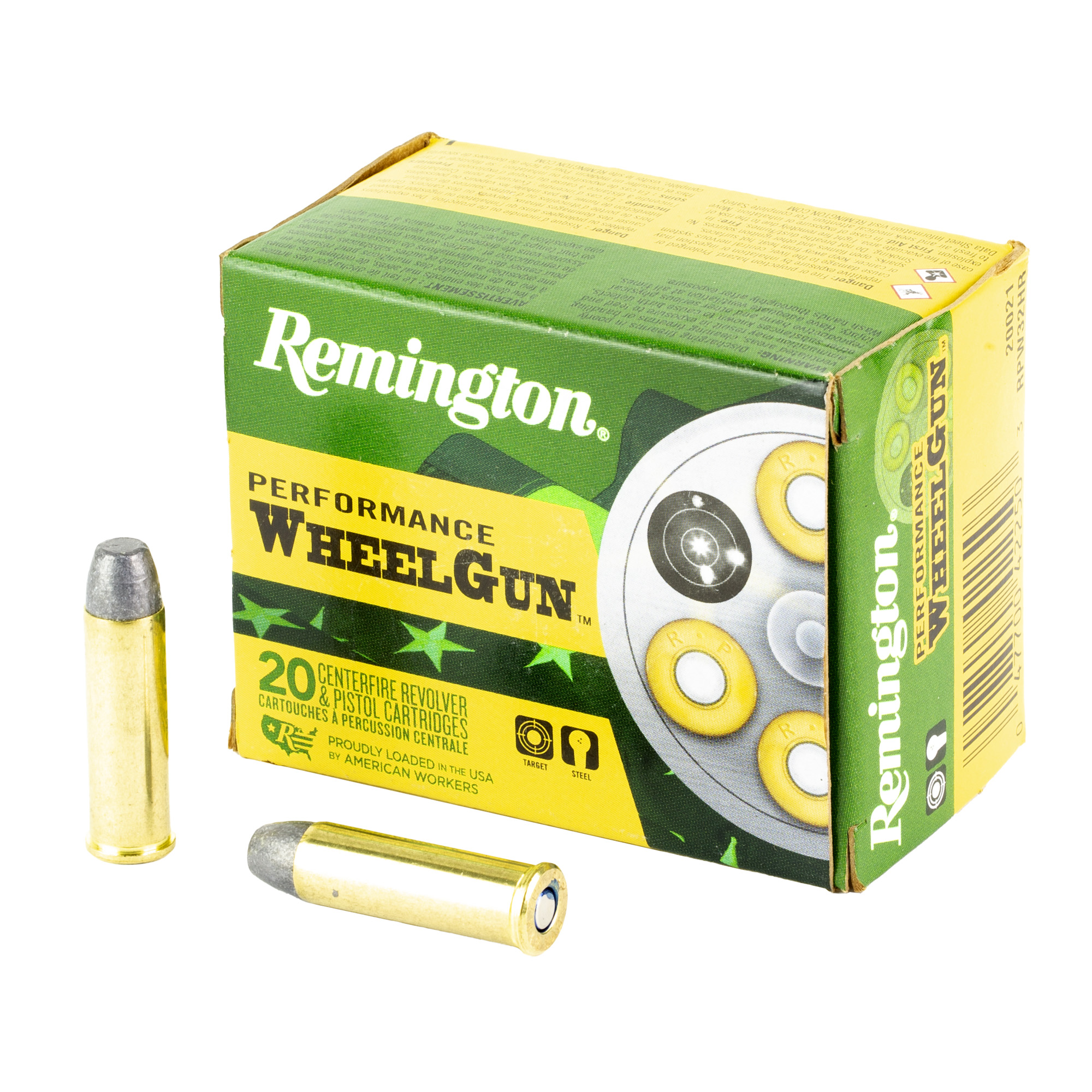 Remington Performance Wheelgun 32 H&R Magnum Lead Semi Wadcutter 95 Grain 20 Rounds