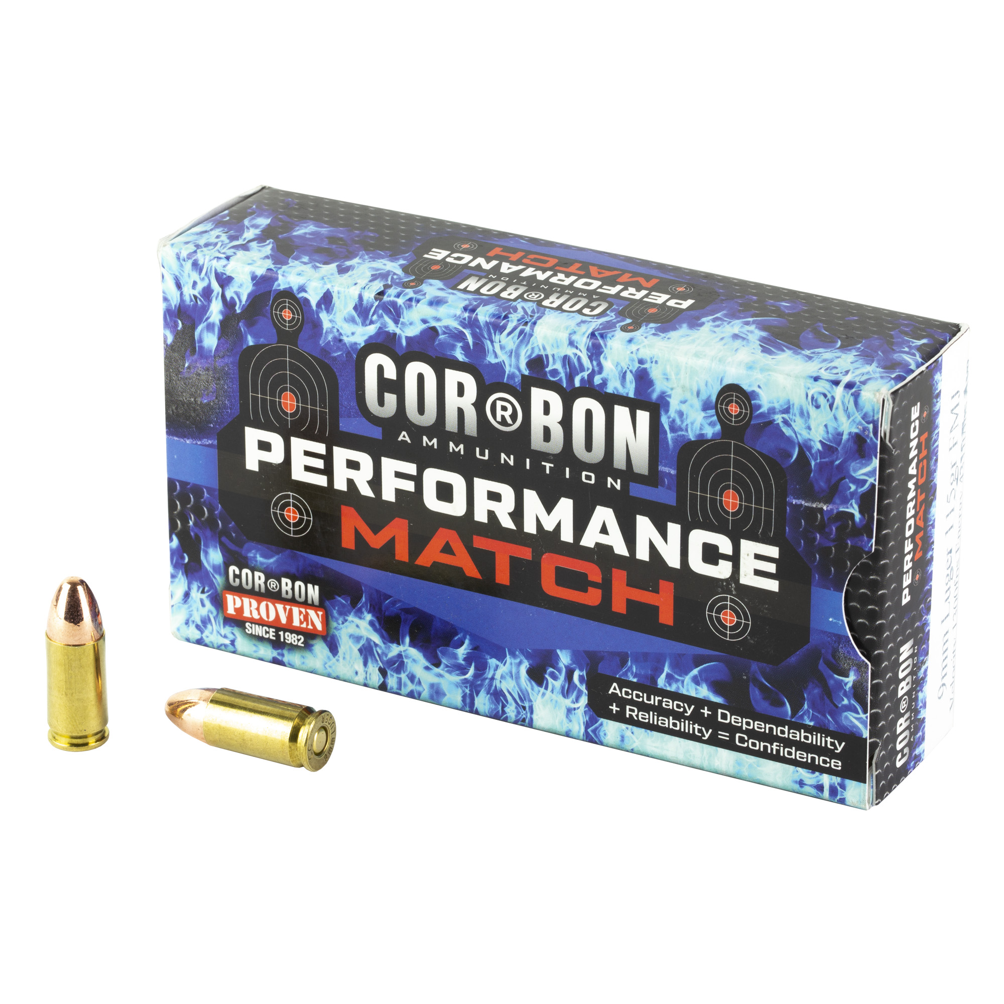 CORBON 9MM 115GR FMJ 50 Rounds