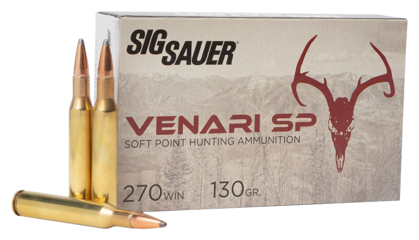 Sig Sauer Venari 270 Winchester Soft Point 130 Grain 20 Rounds
