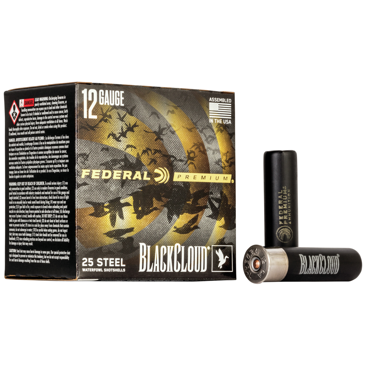Federal Black Cloud FS Steel 12 Gauge BBB Shot 1.5 Ounce 25 Rounds