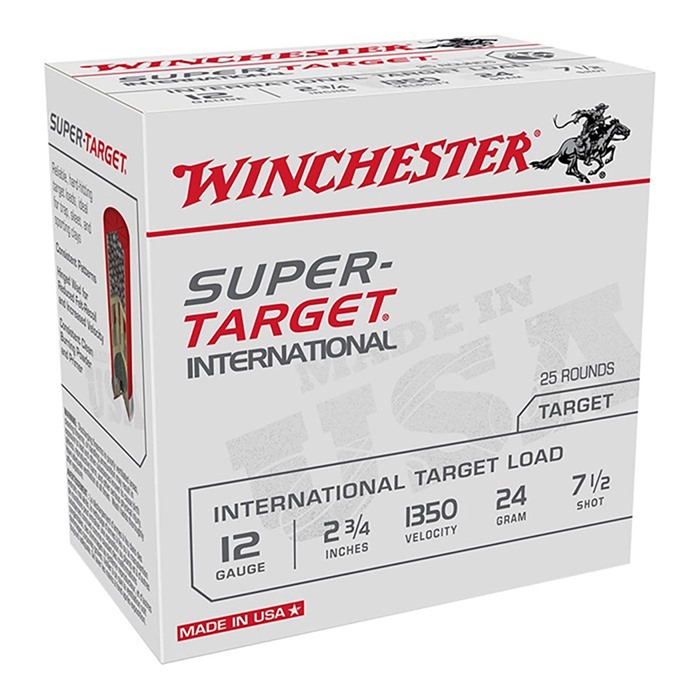 Winchester Super-Target 12 Gauge 7/8 Ounce 7.5 Shot 25 Rounds
