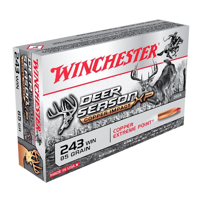 Winchester 243 Winchester Extreme Point Polymer Tip 85 Grain 20 Rounds