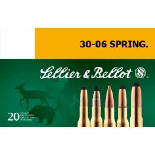 Sellier & Bellot 30-06 Springfield Soft Point 180 Grain 20 Rounds