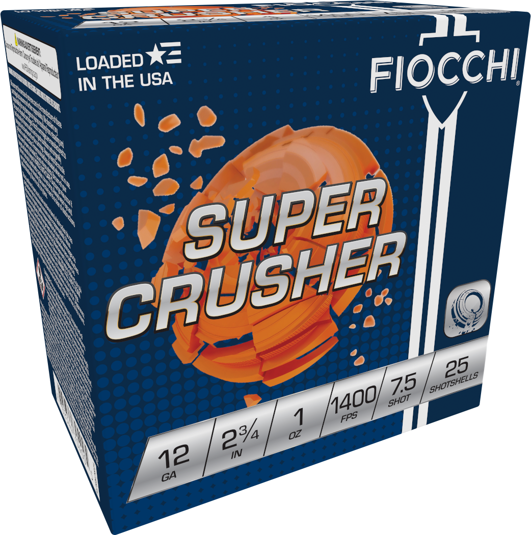 Fiocchi Super Crusher 12 Gauge Shot 7.5 1 oz 25 Rounds
