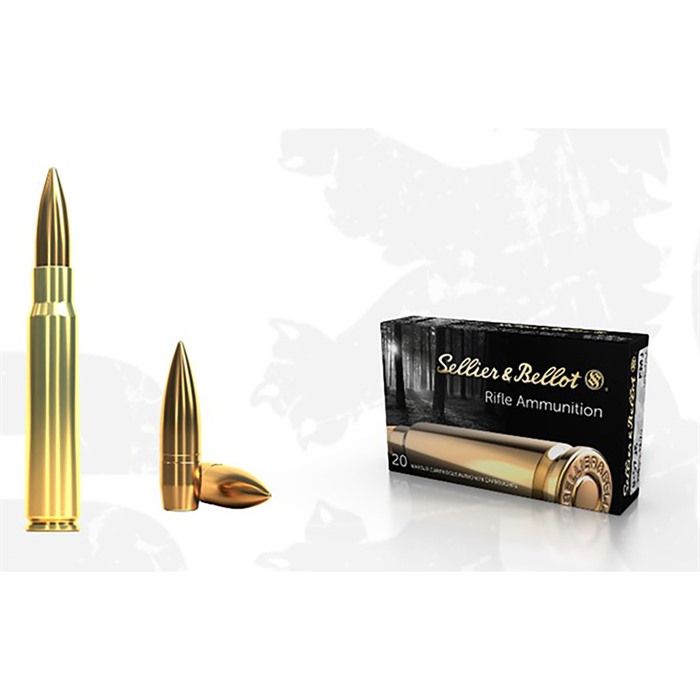 Sellier & Bellot 8x57mm JS Mauser Full Metal Jacket 196 Grain 20 Rounds
