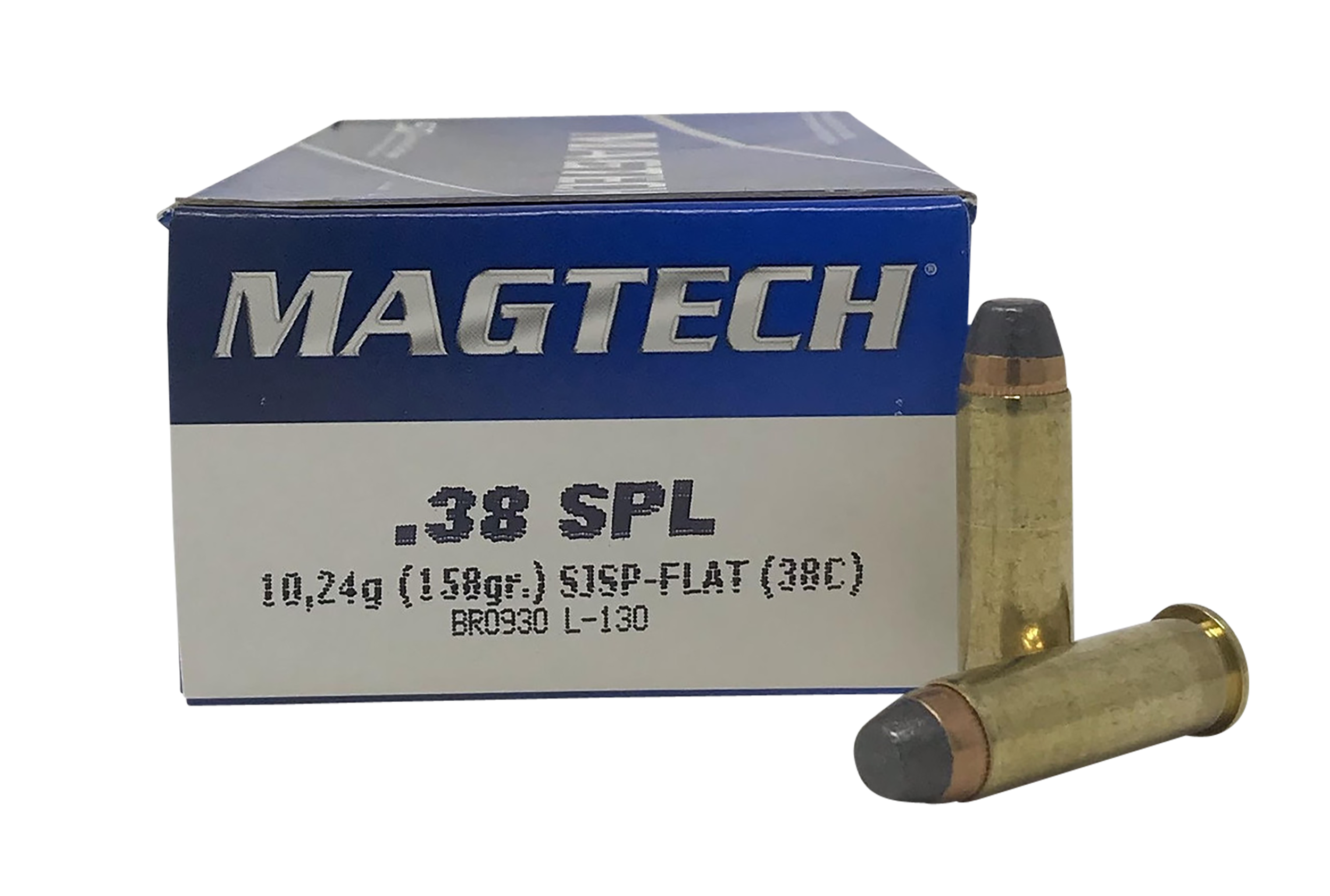 Magtech Range Training 38 Special Semi Jacketed Soft Point Flat 158 Grain 50 Rounds