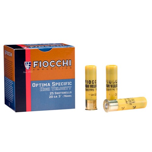 Fiocchi Field Dynamics 203HV4 20 Gauge Shot 1 1/4 oz #4 25 Rounds