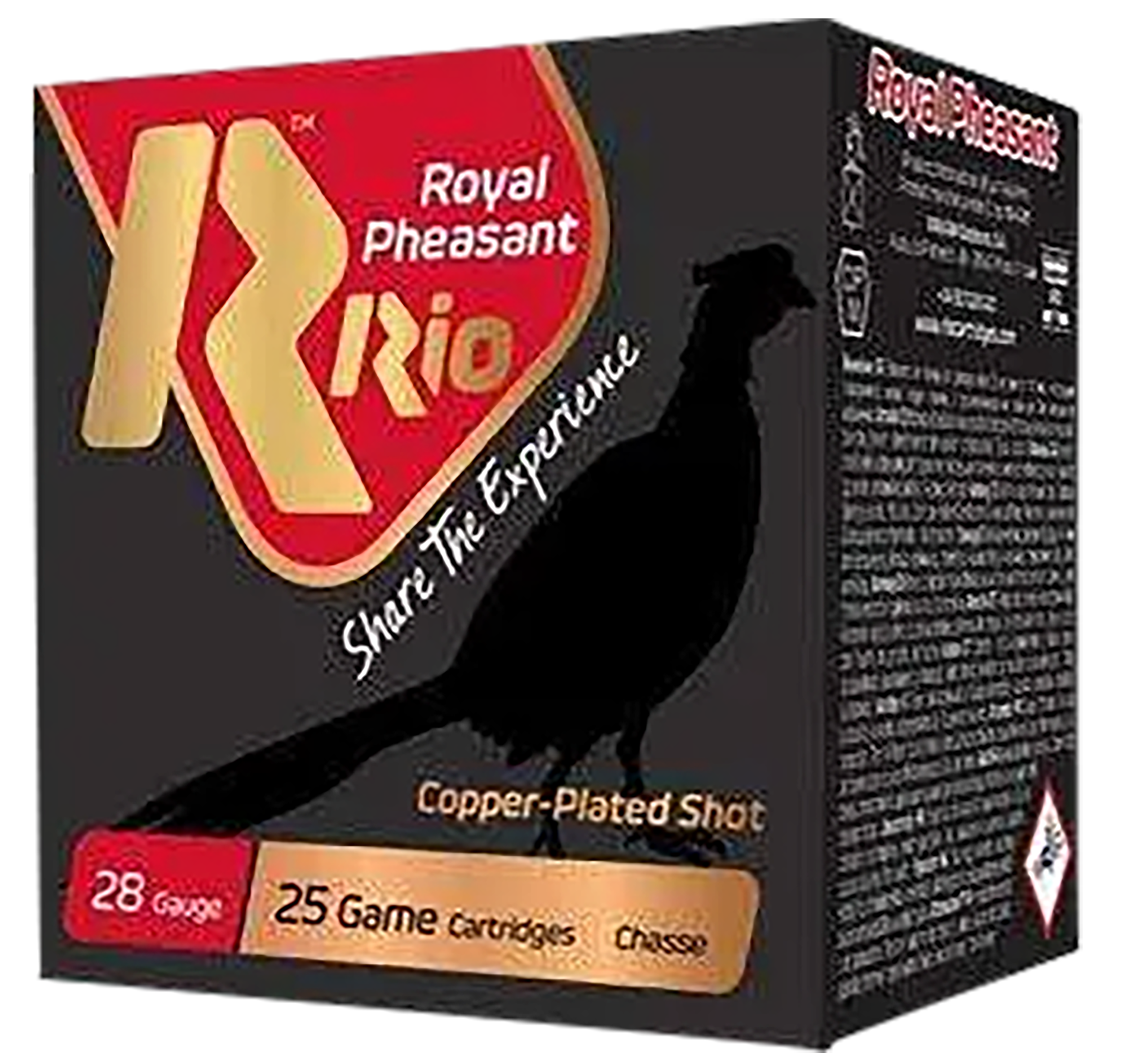 Rio Ammunition RPC285 Royal Pheasant  28Gauge 2.75" Copper 5Shot 25 Rounds