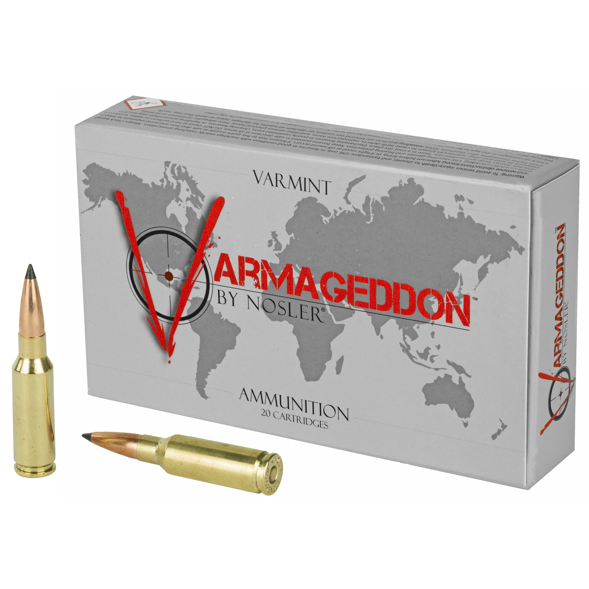 Nosler Varmageddon 6.5 Grendel Flat Base Tipped 90 Grain 20 Rounds