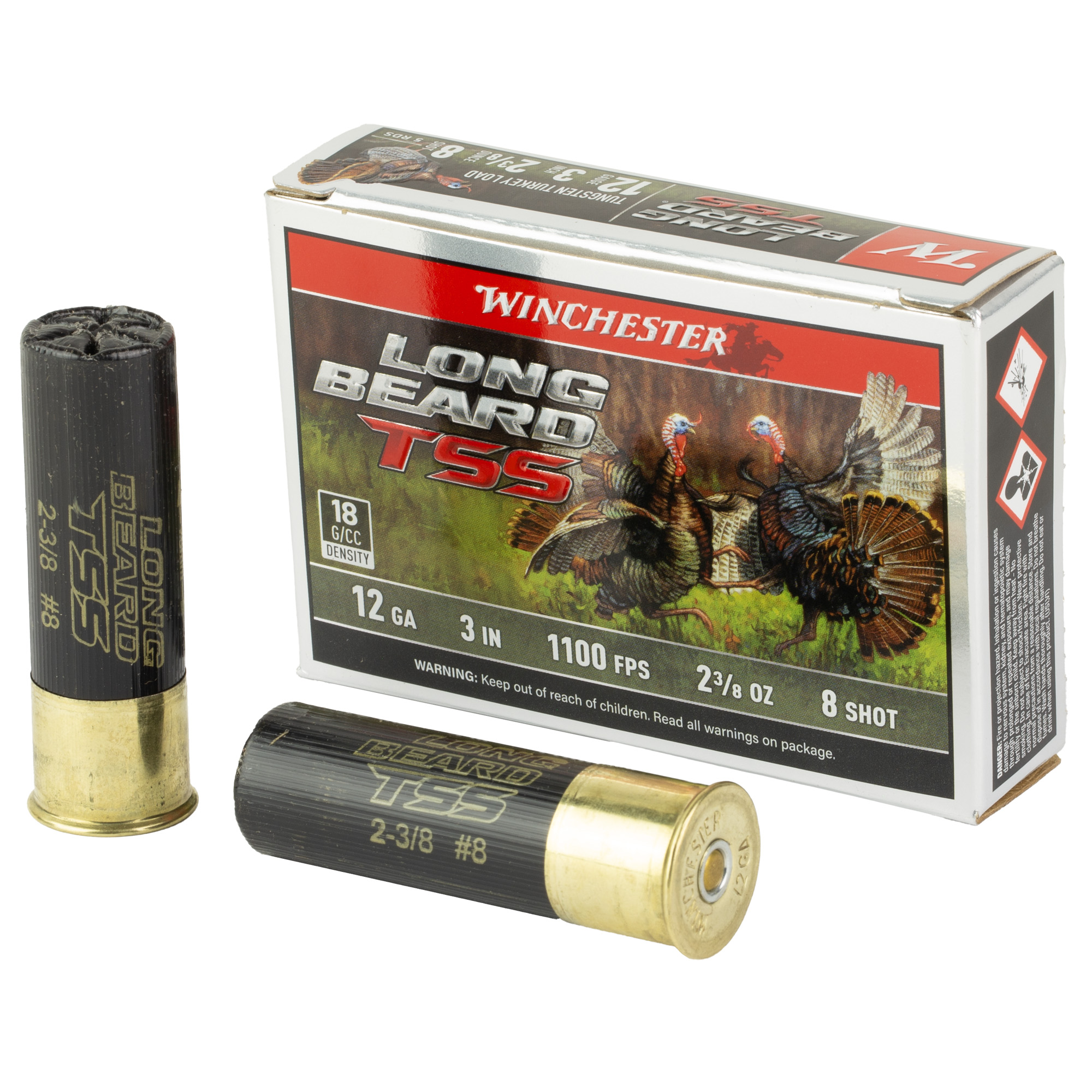 Winchester, Long Beard TSS Load, 12 Gauge, Tungsten shot, 2 3/8 oz, 5 Rounds