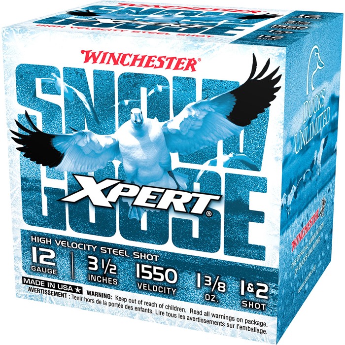 Winchester Xpert Snow Goose 12 Gauge Hi-Velocity Steel Shot 1 1/4 Ounce 25 Rounds