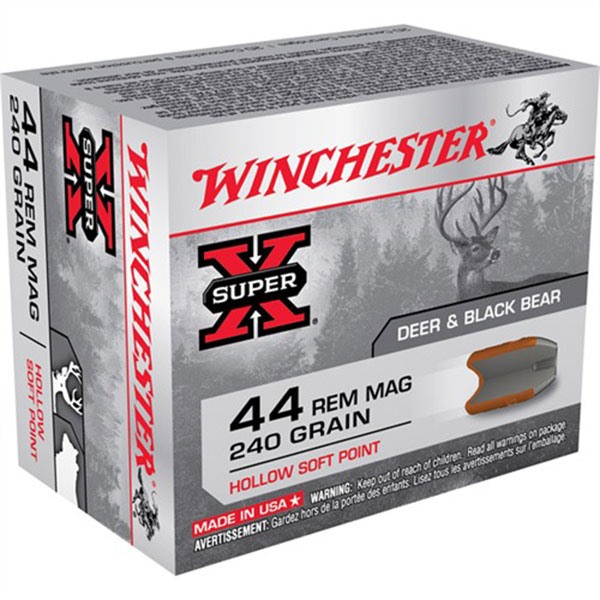 Winchester 44 Remington Magnum Soft Point 240 Grain 20 Rounds