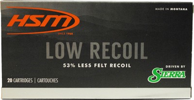 Hsm Low Recoil 243 Winchester Sierra Polymer Tip 85 Grain 20 Rounds
