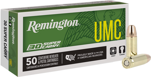 Remington UMC 30 Super Carry Full Metal Jacket 100 Grain 50 Rounds
