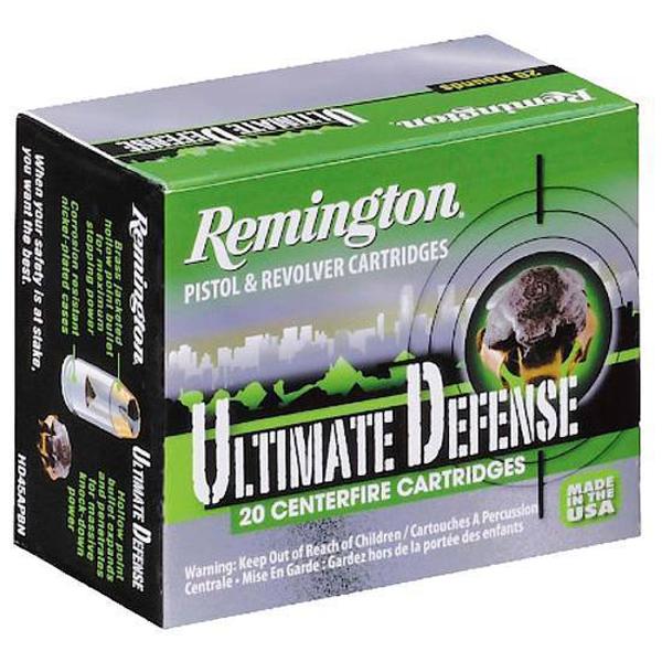 Remington HD38SBN 38 Special Brass Jacketed Hollow Point 125 Grain 20 Rounds
