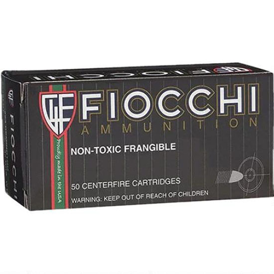 Fiocchi, Fio, 9mm Luger, Frangible, 100 Grain, 50 Rounds