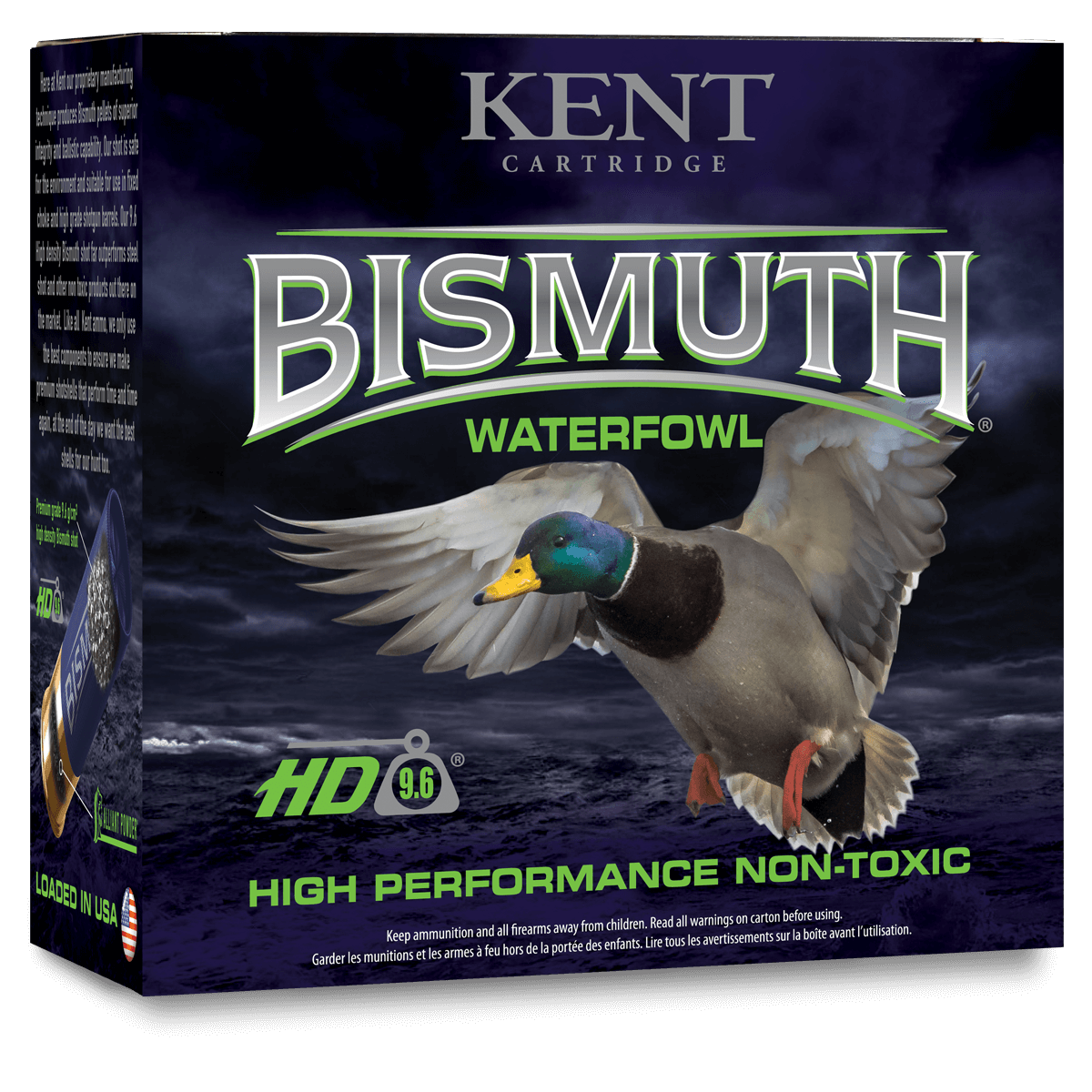 Kent Cartridge B123W405 Bismuth Waterfowl 12 Gauge 3" 1 3/8 oz Bismuth 5 Shot 25 Rounds