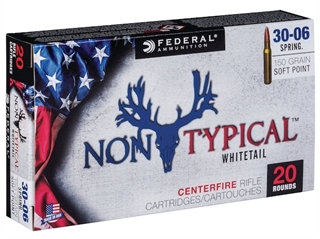 Federal Non-Typical 308 Winchester Soft Point 150 Grain 20 Rounds