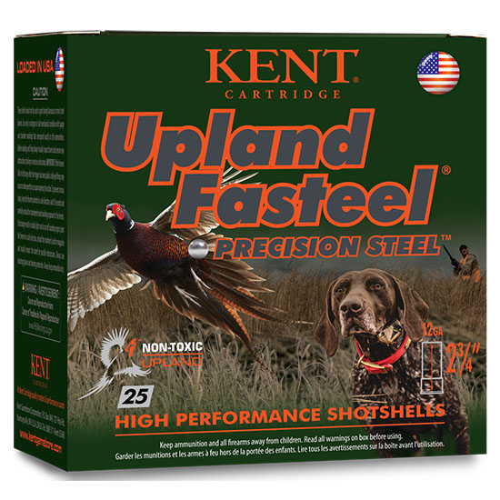 Kent Upland Fasteel Load 12 ga. 2.75 in. 1 1/8 oz. 6 Shot 25 rd.