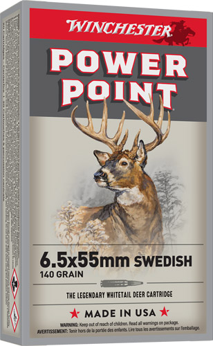 Winchester WIN X6555 6.5x55mm Soft Point 140 Grain 20 Rounds