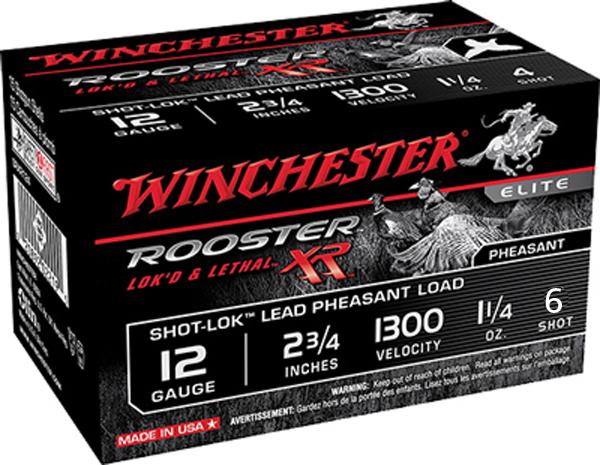 Winchester Rooster XR 12 Gauge Shot-Lok 1-1/4 Ounce #6 15 Rounds