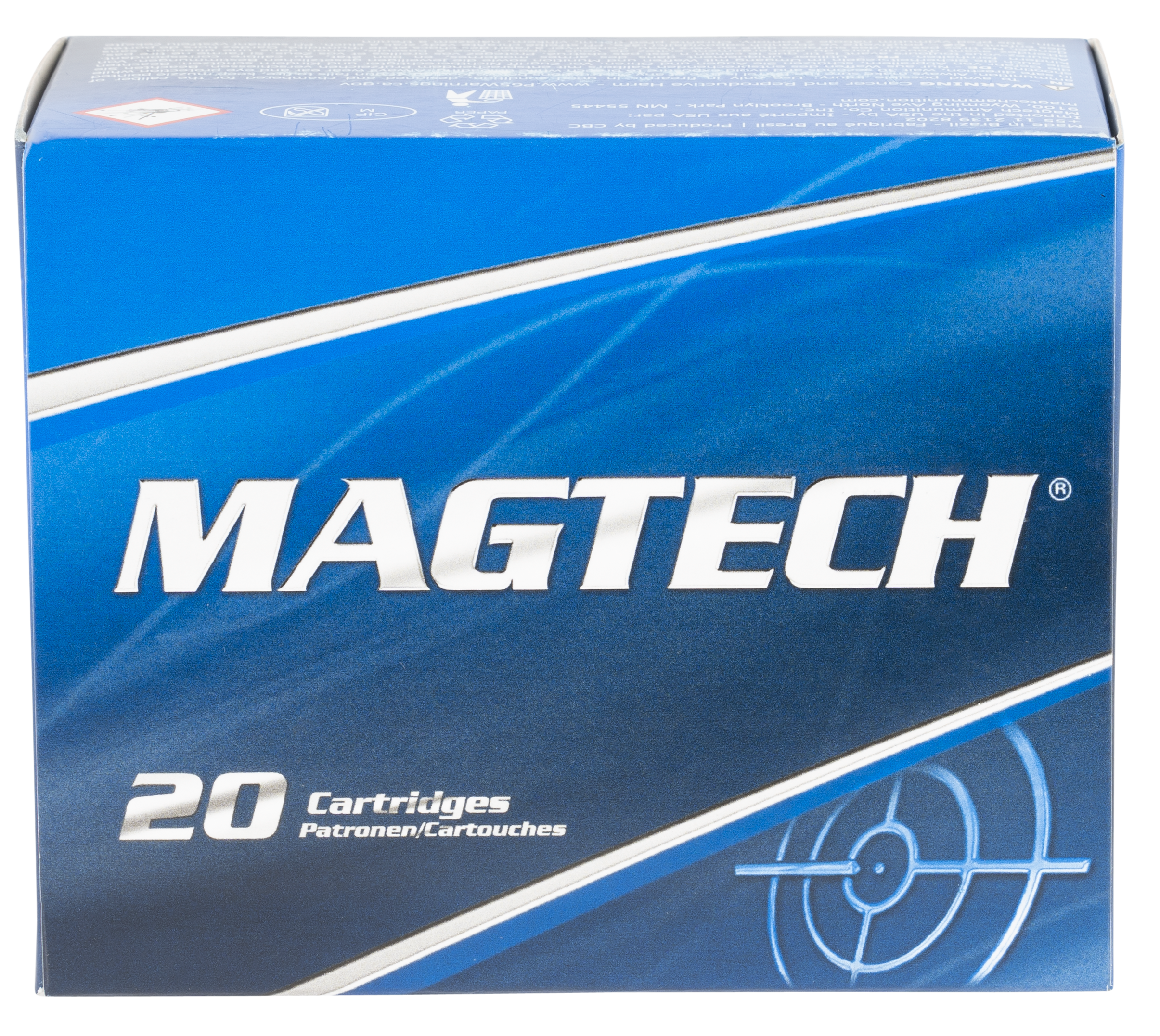 Magtech Sport 500 S&w Magnum Full Metal Jacket Flatnose 325 Grain 20 Rounds