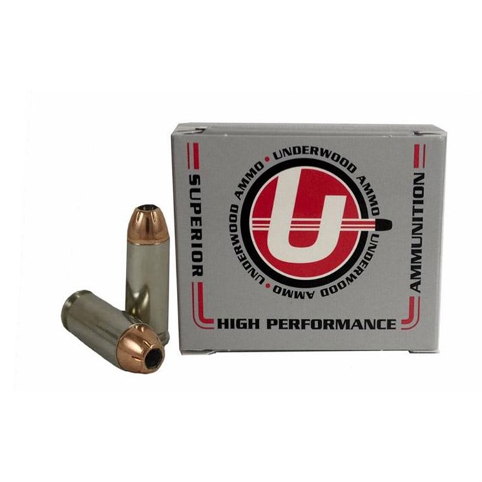 Underwood Ammo XTP Jacketed Hollow Handgun Ammunition 10mm Auto 155gr JHP 1500 fps 20/ct
