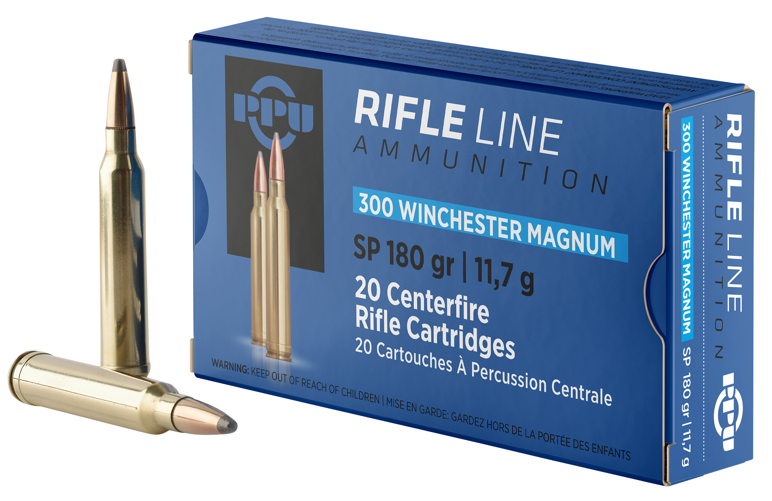 Prvi Partizan PPU PP3003 300 Winchester Magnum Soft Point 180 Grain 20 Rounds