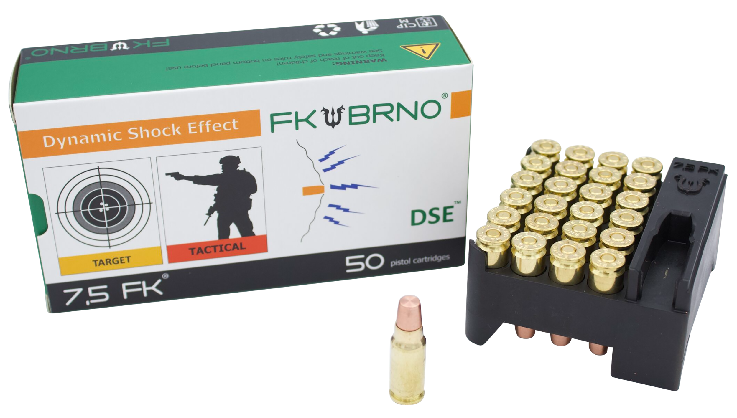 FK Brno US FKAMMOF950 F9  7.5FK 101gr Copper Flat Nose 50 Rounds