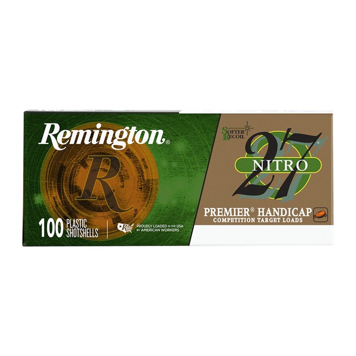 Remington Premier Nitro 27 12 Gauge Shotgun Shells 1 1/8 Ounce 100 Rounds