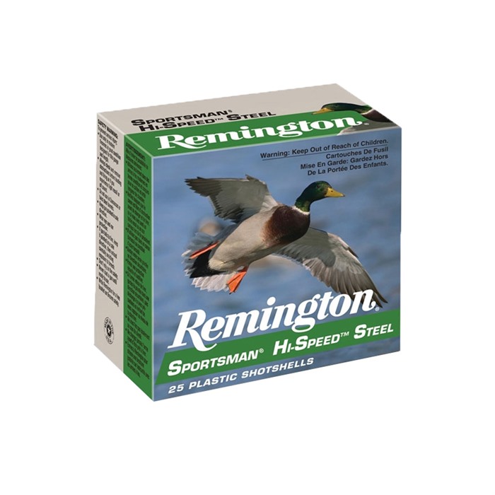 Remington Sportsman Hi-Speed Steel 20 Gauge 1 Ounce #4 1300 fps 25 Rounds