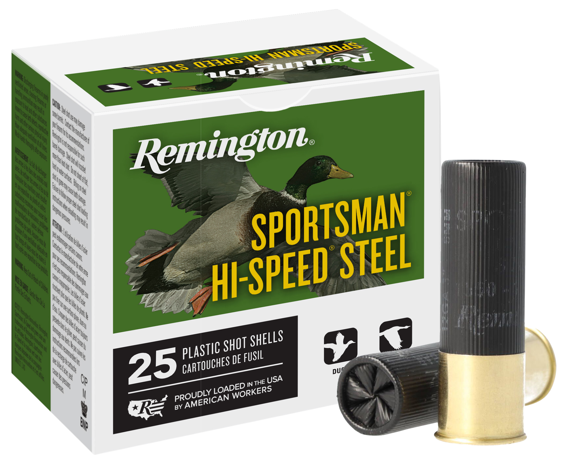 Remington Sportsman Hi-Speed Steel 12 Gauge 1 Ounce 6 Shot 25 Rounds