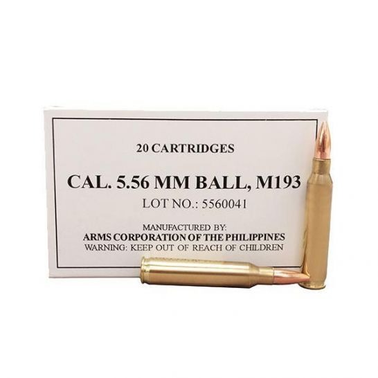 Armscor 5.56 NATO Rifle Ammo Full Metal Jacket 55 Grain