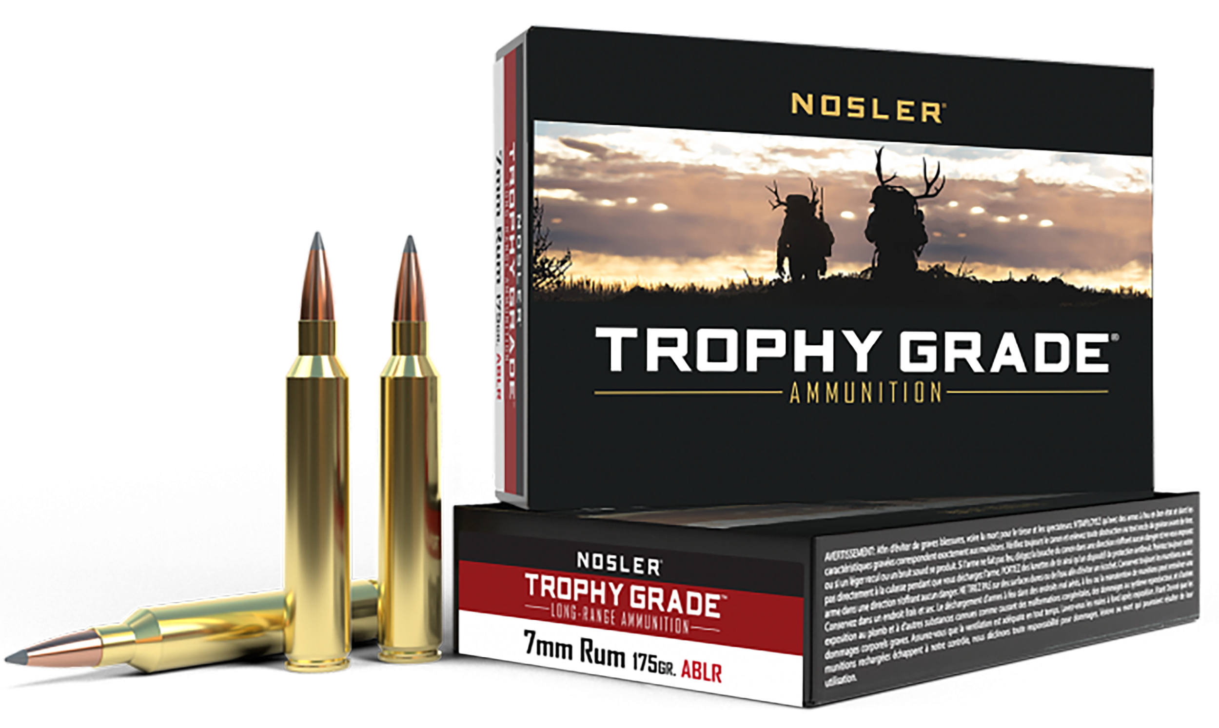 Nosler Trophy Grade 7mm Remington Ultra Magnum Accubond Lr 175 Grain 20 Rounds