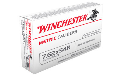 Winchester Metric 7.62x54R Soft Point 180 Grain 20 Rounds