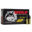 Wolf Match Extra Rimfire Ammunition .22 LR 40 gr RN 1050 fps 50/ct
