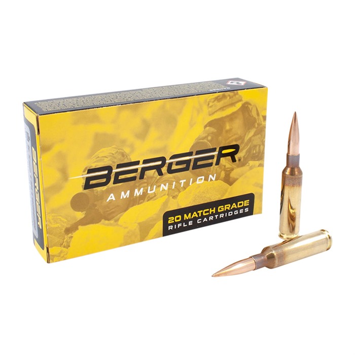 Bergara Berger Bullets 6.5 Creedmoor Hybrid Open Tip Match 130 Grain 20 Rounds