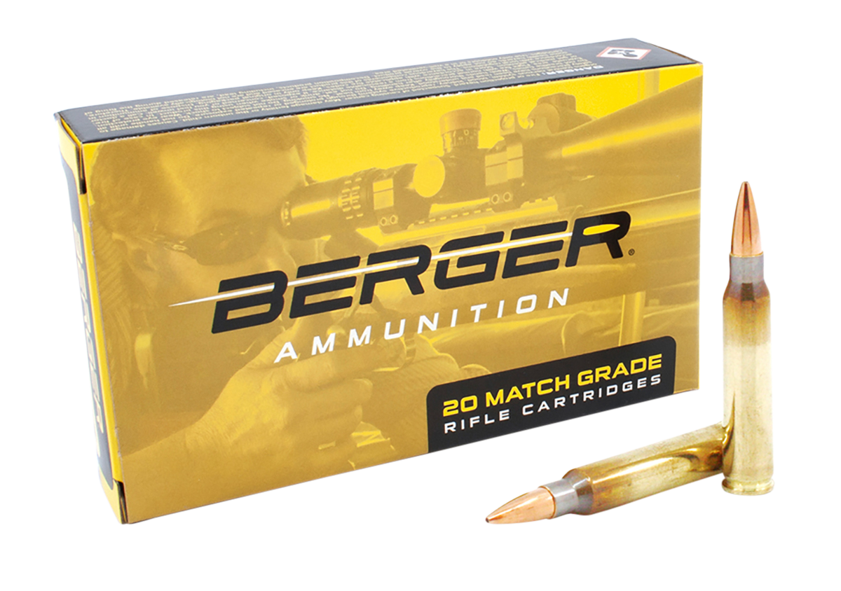 Bergara Berger Bullets 223 Remington Boat Tail 73 Grain 20 Rounds