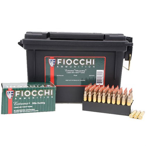 Fiocchi Field Dynamics 223 Remington V Max 50 Grain 200 Rounds