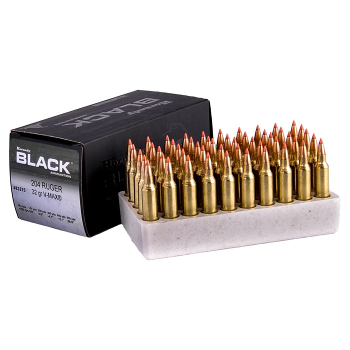 Hornady Superformance Varmint 204 Ruger V-Max Polymer Tip 32 Grain 50 Rounds